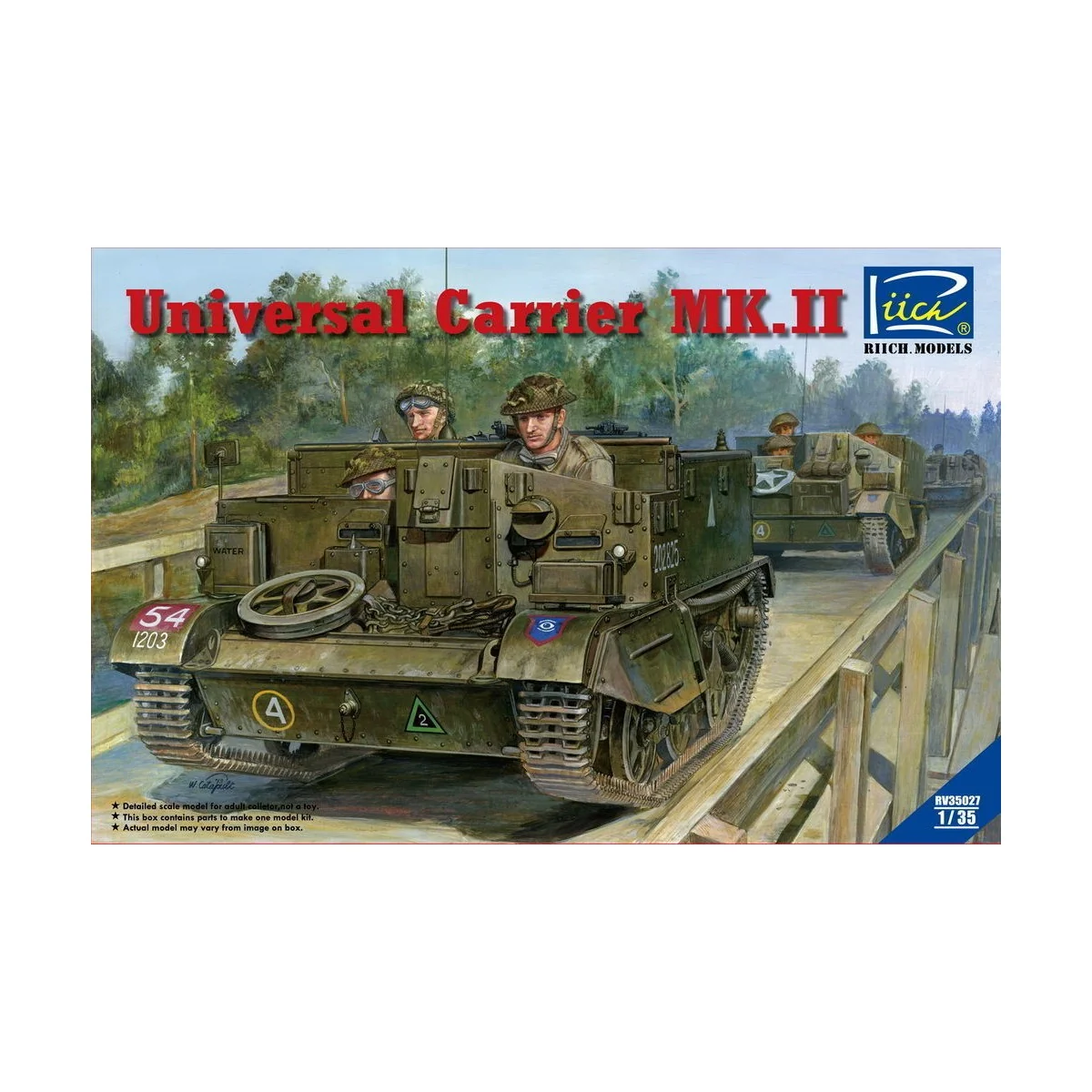 Universal Carrier Mk.II (full interior), 1/35 - Riich Models RV35027