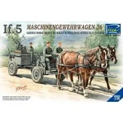 WWII German IF-5 Horse Drawn MG Wagon with Zwillingslafette - Riich...