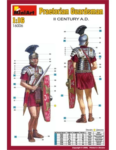 Praetorian Guardsman. II century A.D., 1/16 - MiniArt 16006