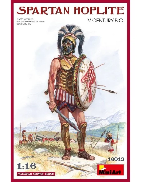 Spartan Hoplite. V CENTURY B.C., 1/16 - MiniArt 16012