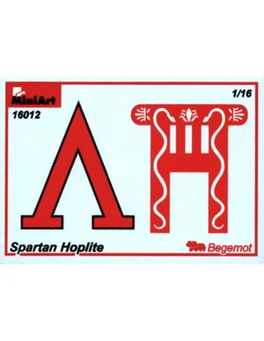 Spartan Hoplite. V CENTURY B.C., 1/16 - MiniArt 16012