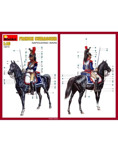 French Cuirassier. Napoleonic Wars., 1/16 - MiniArt 16015