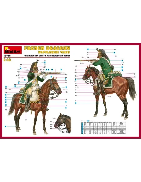 French Dragoon. Napoleonic Wars., 1/16 - MiniArt 16016