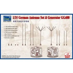German Antenna Set & GG400 Generator (Model kits x2) - Riich Models...