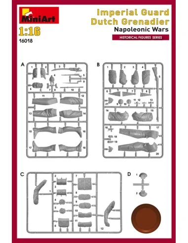 [NO_DESC] Imperial Guard Dutch Grenadier Napoleonic War, 1/35 - Min...
