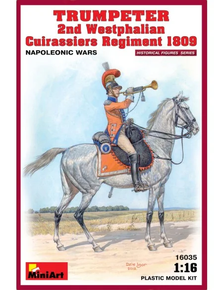 Trumpeter. 2nd Westphalian Cuirassiers Regiment, 1/16 - MiniArt 16035