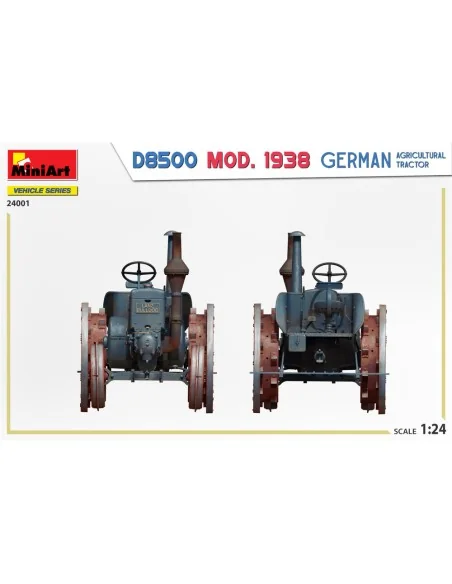 German Agricultural Tractor D8500 Mod. 1938, 1/24 - MiniArt 24001