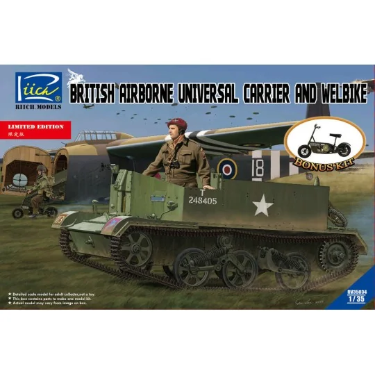 British Airborne Universal CarrierMk.III & Welbike Mk.2(Limited Edi...