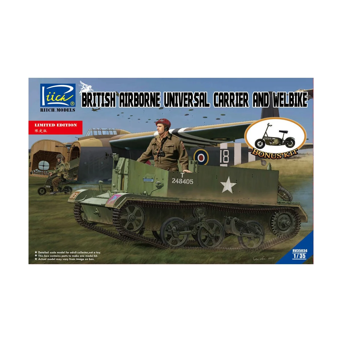 British Airborne Universal CarrierMk.III & Welbike Mk.2(Limited Edi...