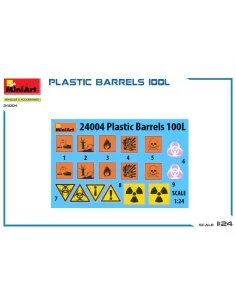 Plastic Barrels 100L, 1/24 - MiniArt 24004 2