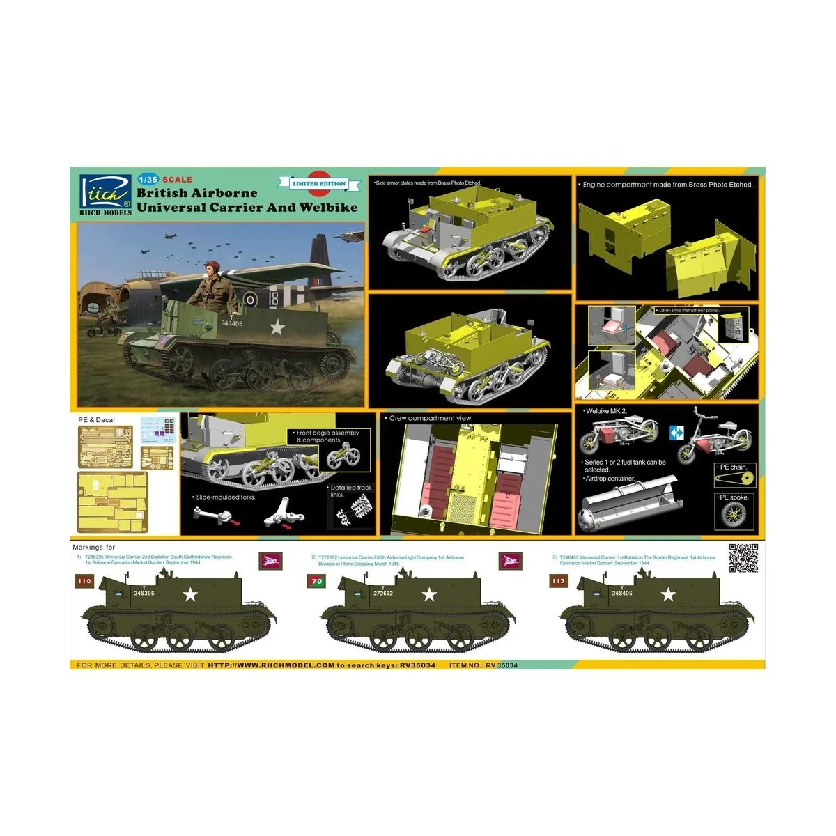 British Airborne Universal CarrierMk.III & Welbike Mk.2(Limited Edi...
