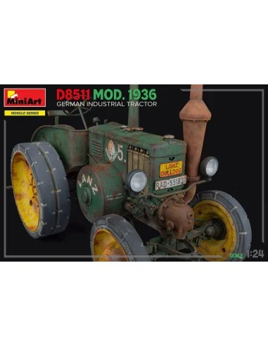 German Industrial Tractor D8511 Mod. 1936, 1/24 - MiniArt 24005