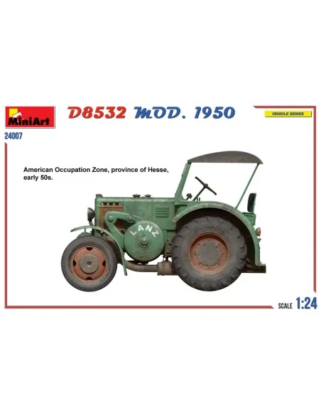 [NO_DESC] German Traffic Tractor D8532 Mod.1950, 1/24 - MiniArt 24007