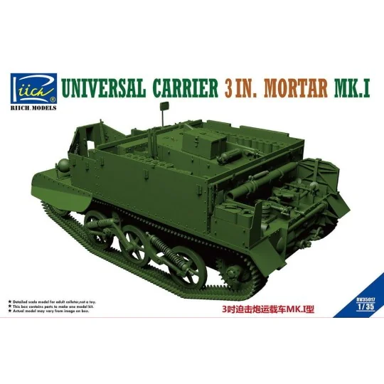 Universal Carrier 3 in. Mortar Mk.1, 1/35 - Riich Models RV35017