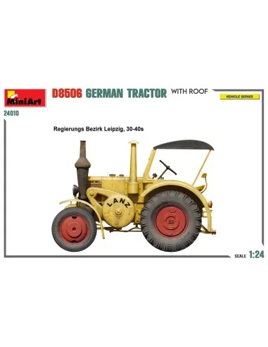 German Tractor D8506 w/Roof, 1/24 - MiniArt 24010