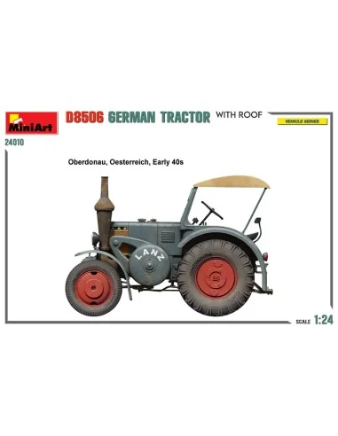 German Tractor D8506 w/Roof, 1/24 - MiniArt 24010