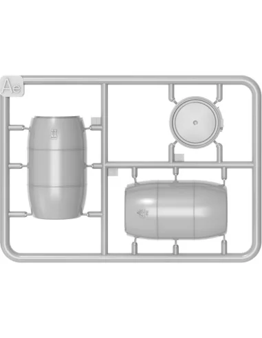 Plastic Barrels 200L, 1/24 - MiniArt 24011