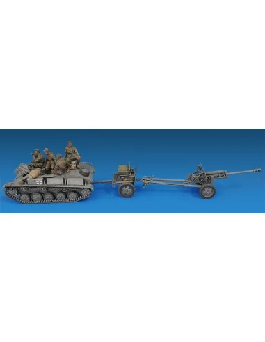 German Artillery Tractor T-70 & Gun FK 288 w/crew, 1/35 - MiniArt 3...