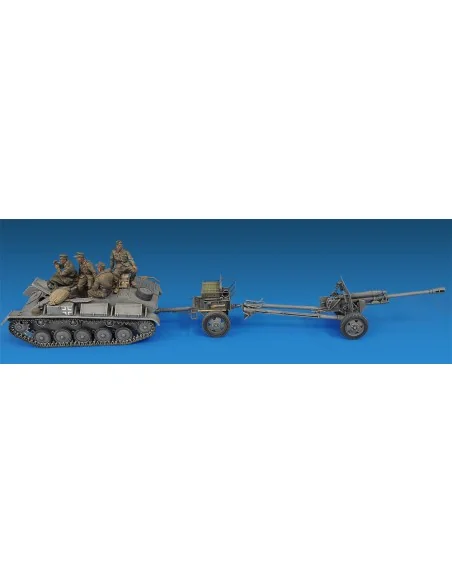 German Artillery Tractor T-70 & Gun FK 288 w/crew, 1/35 - MiniArt 3...