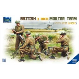 British 3 inch Mortar Team set (North West Europe), 1/35 - Riich Mo...