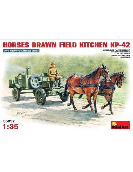 [NO_DESC] Horses drawn field kitchen KP-42, 1/35 - MiniArt 35057