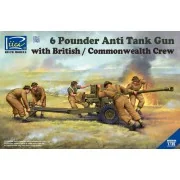 6 Pounder Anti Tank Gun with British Commonwealth Crew, 1/35 - Riic... 6 Pounder Anti Tank Gun with British Commonwealth Crew, 1/35 - Riic...