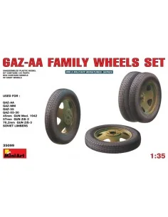 GAZ -AA Family Wheels set, 1/35 - MiniArt 35099