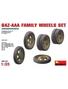 GAZ-AAA Family Wheels set, 1/35 - MiniArt 35112