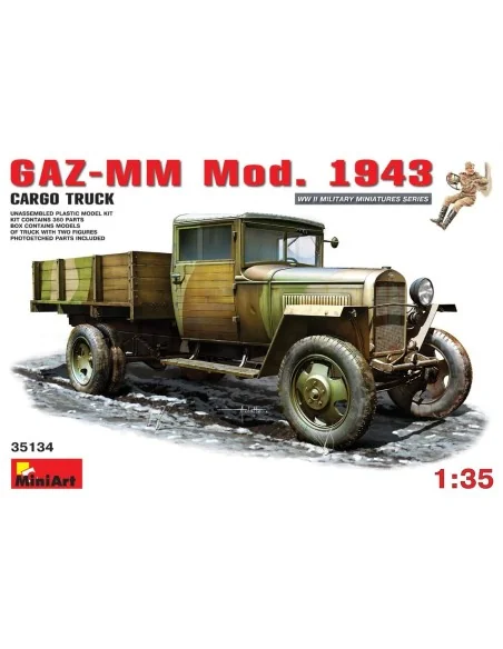 [NO_DESC] GAZ-MM. Mod. 1943. Cargo Truck, 1/35 - MiniArt 35134