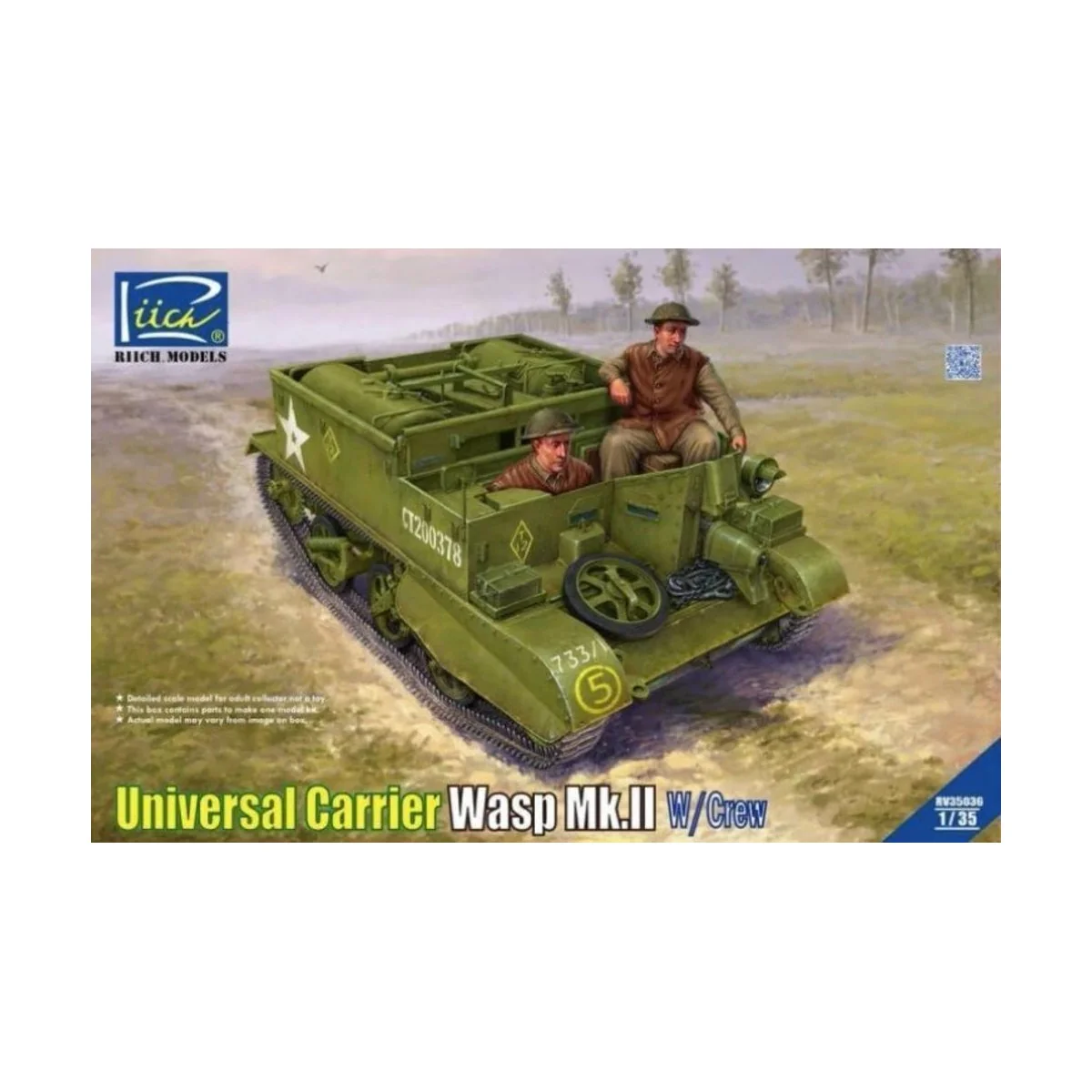 Universal Carrier Wasp Mk.IIC w/Crew are included in the first batc...