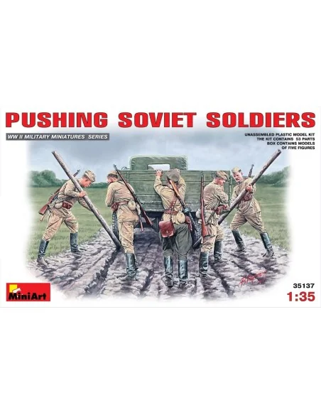 [NO_DESC] Pushing Soviet Soldiers, 1/35 - MiniArt 35137