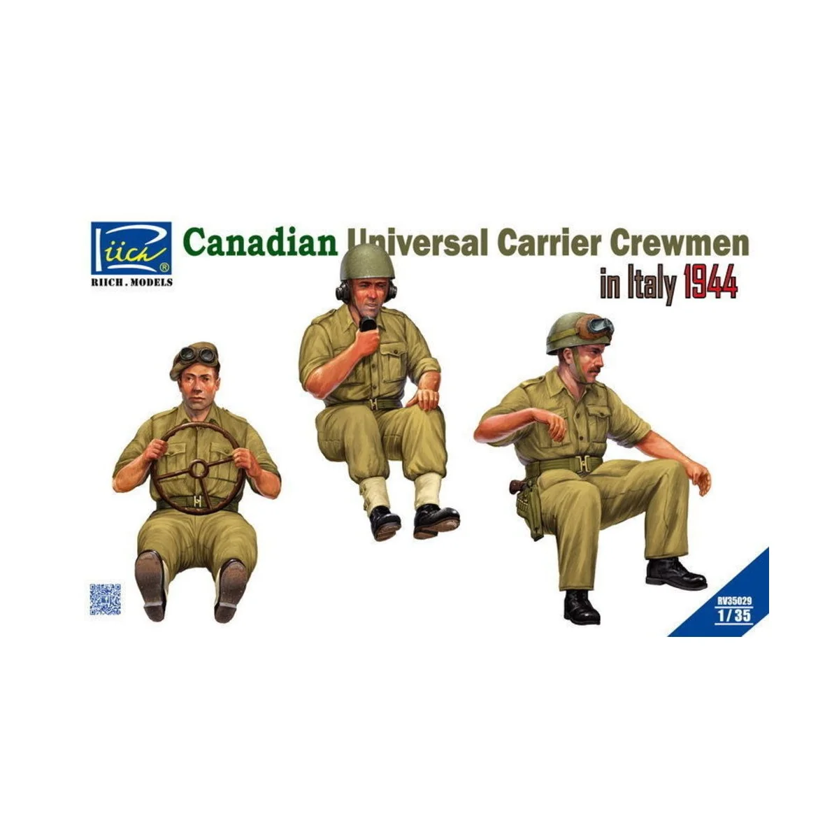 Canadian Universal Carrier Crewmen in Italy 1944 - Riich Models RV3...