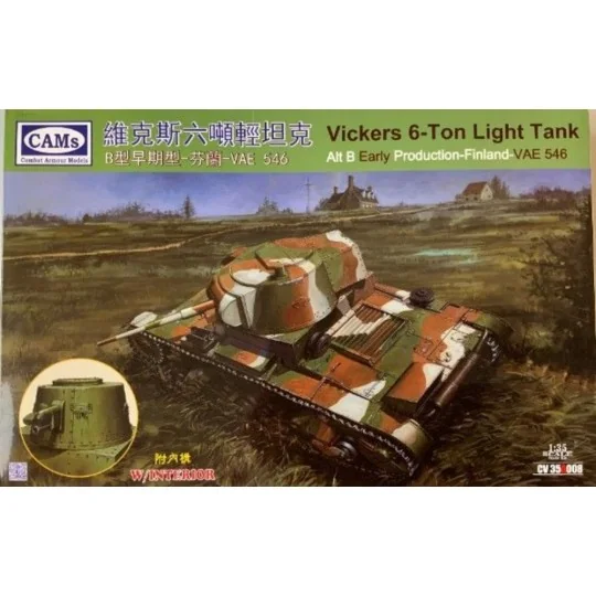 Vickers 6-Ton Light Tank Alt B Early Produktion-Finland-VAE 546, 1/... Vickers 6-Ton Light Tank Alt B Early Produktion-Finland-VAE 546, 1/...