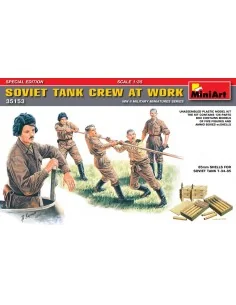 Soviet Tank Crew at Work. Special Edition, 1/35 - MiniArt 35153