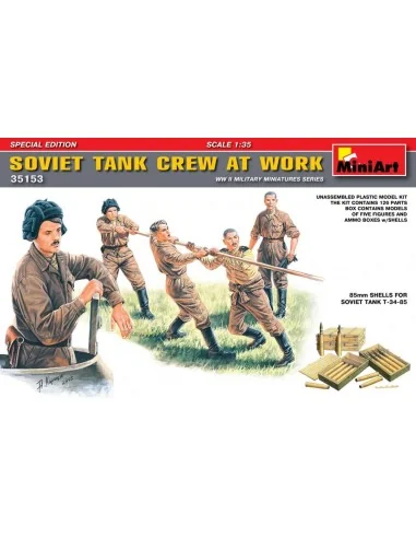 Soviet Tank Crew at Work. Special Edition, 1/35 - MiniArt 35153