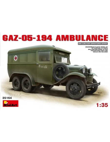 GAZ-05-194 Ambulance, 1/35 - MiniArt 35164