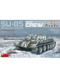 SU-85 Mod. 1943 (Early Production) w/Crew, 1/35 - MiniArt 35178