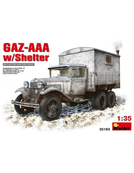 GAZ-AAA with Shelter, 1/35 - MiniArt 35183