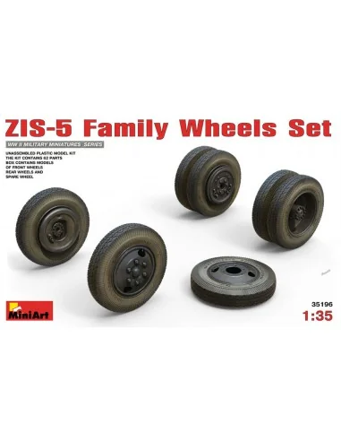 ZIS-5 Family Wheels Set, 1/35 - MiniArt 35196