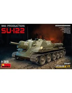SU-122 (Mid Production) w/ Interior Kit, 1/35 - MiniArt 35197