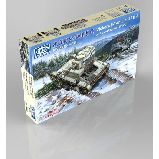 Finnish Vickers 6-Ton light tank Alt B Late Production (with interi...