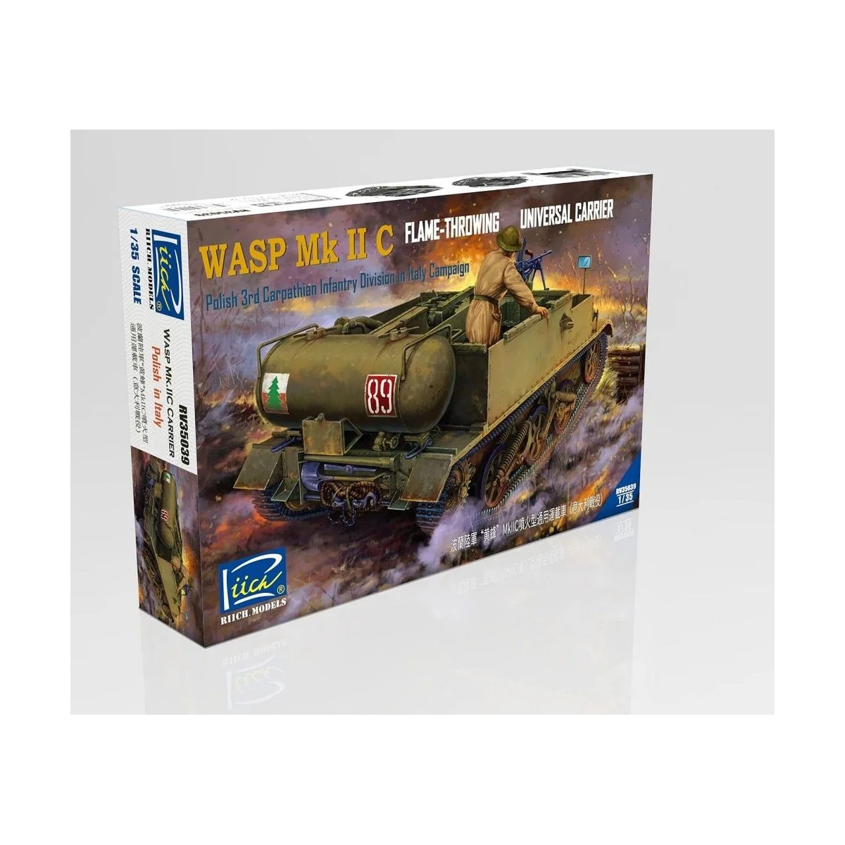 Polish Army Universal Carrier Wasp Mk.IIC, 1/35 - Riich Models RV35039 Polish Army Universal Carrier Wasp Mk.IIC, 1/35 - Riich Models RV35039