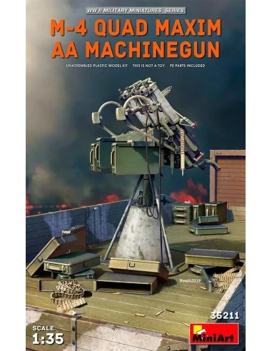 [NO_DESC] M-4 Quad Maxim AA Machinegun, 1/35 - MiniArt 35211