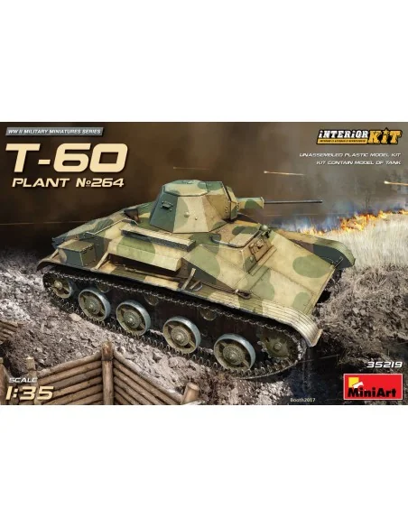 T-60 (Plant No.264, Stalingrad) Interior Kit, 1/35 - MiniArt 35219
