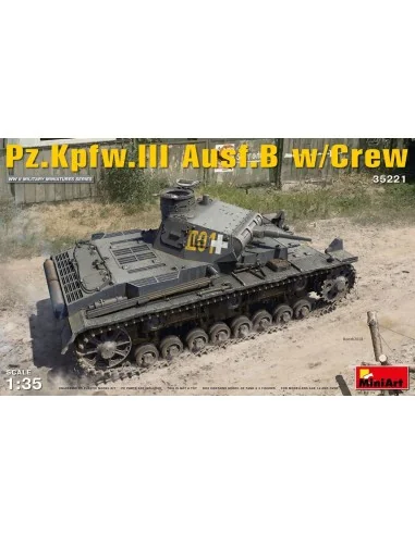 [NO_DESC] Pz.Kpfw.3 Ausf.B w/Crew, 1/35 - MiniArt 35221