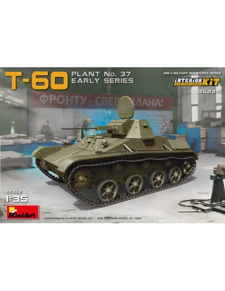T-60(Plant No.37) Early Series, Autumn 1941 Prod., 1/35 - MiniArt 3...