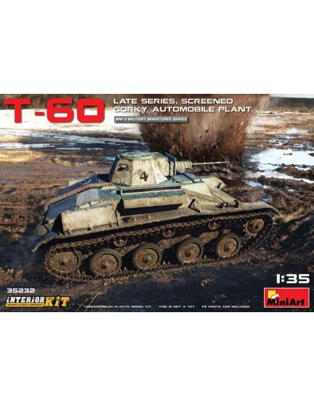 T-60 Late Series, Screened(Gorky Plant) Int.Kit, 1/35 - MiniArt 35232