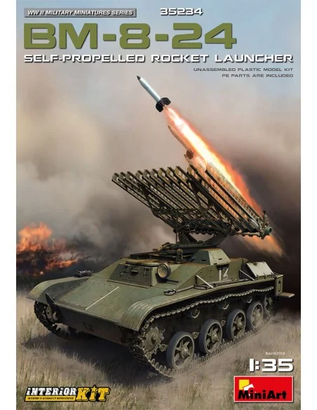 BM-8-24 Self-Propelled Rocket Launcher. Int. Kit, 1/35 - MiniArt 35234