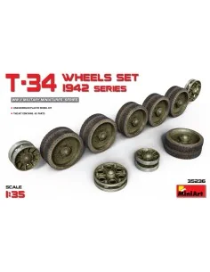 T-34 Wheels Set. 1942 Series, 1/35 - MiniArt 35236
