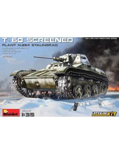 T-60Screened(Pl. No.264, Stalingrad) Interior Kit, 1/35 - MiniArt 3...